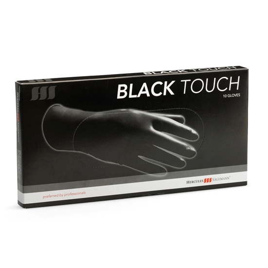 nogle få selv missil Herculess Sagemann Black Touch Latex 10 sæt handsker - Jysk Frisørlager